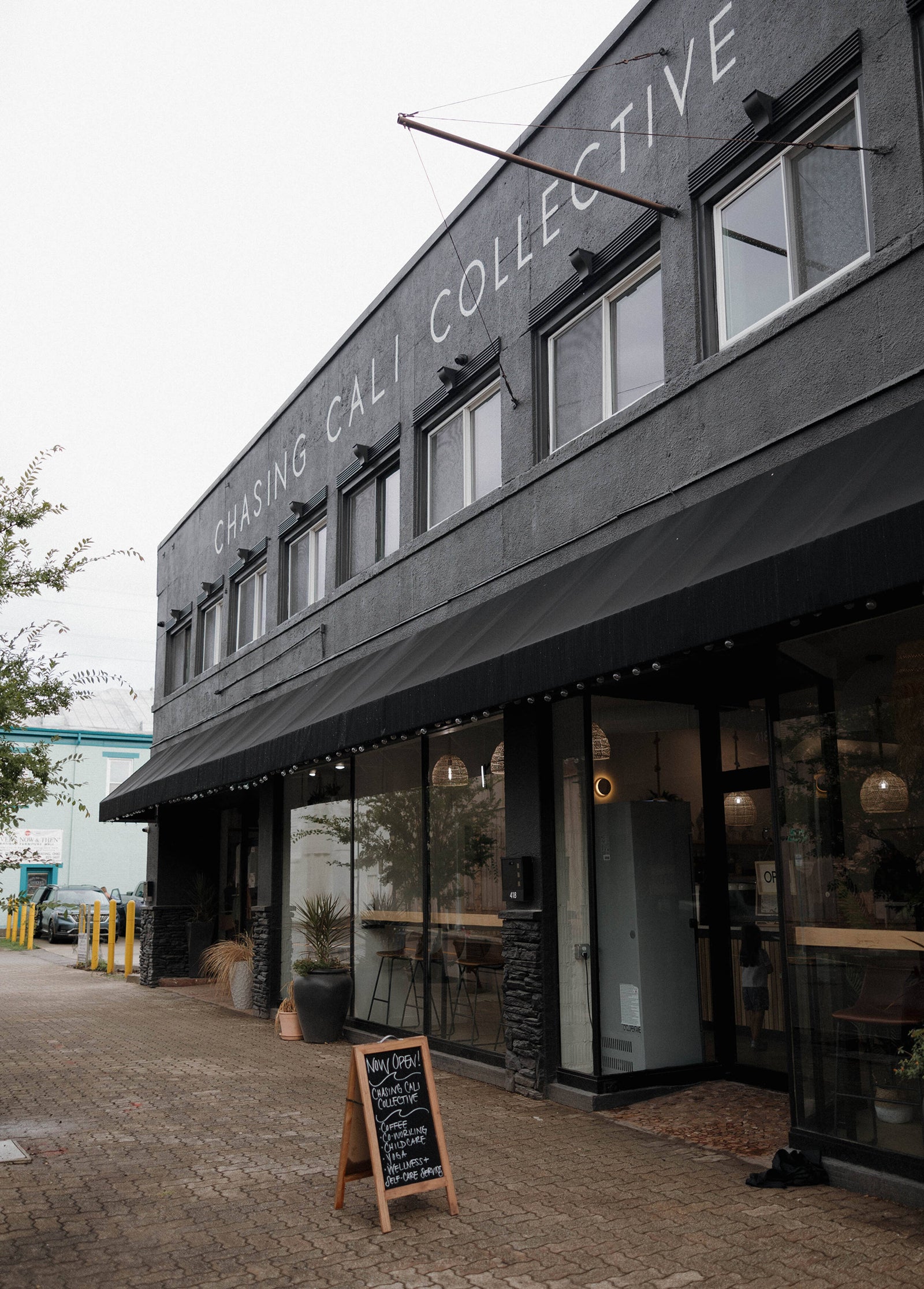 The exterior of Chasing Cali Collective in Reading, Ohio